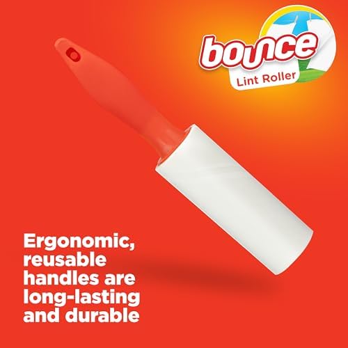 Bounce Travel Lint Rollers, 3 Pack, Quickly Removes Lint and Debris, 120 - Image 2