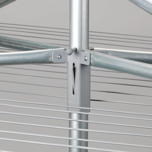 Household Essentials Collapsible Umbrella Clothesline Outdoor Dryer in Aluminum - Image 4