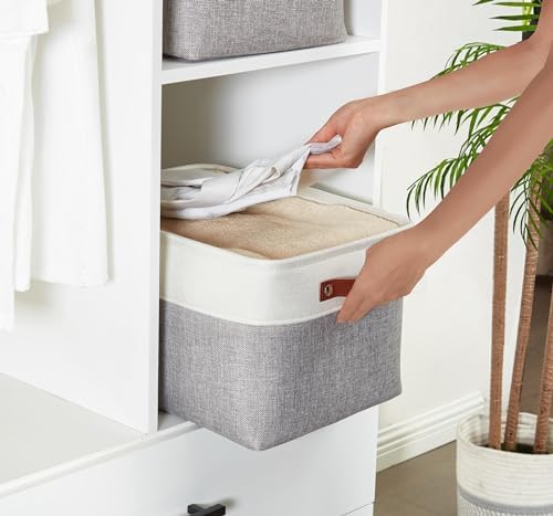 DECOMOMO Storage Bins, Extra Large Fabric Storage Baskets - Image 2