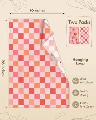 Miss Adola 2 Pack 150GSM Flour Sack Kitchen Towels - Image 4