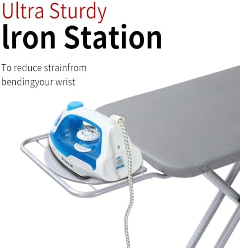 Ironing Board with Heat Resistant Cover and Thicken Felt Pad - Image 6