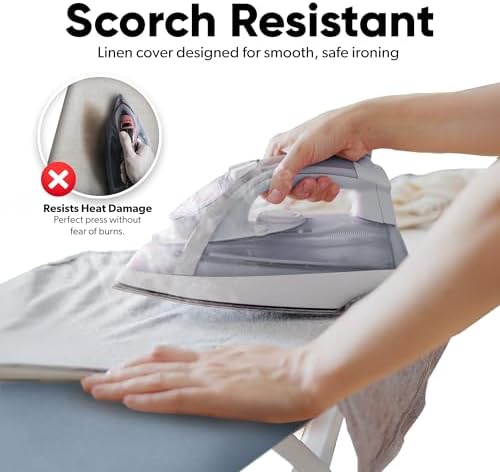 Home Intuition Extra Thick Ironing Board Cover and Pad Iron Scorch Resistant - Image 4