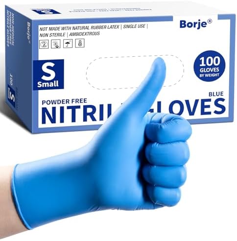 Borje Nitrile Exam Gloves Small by Borje