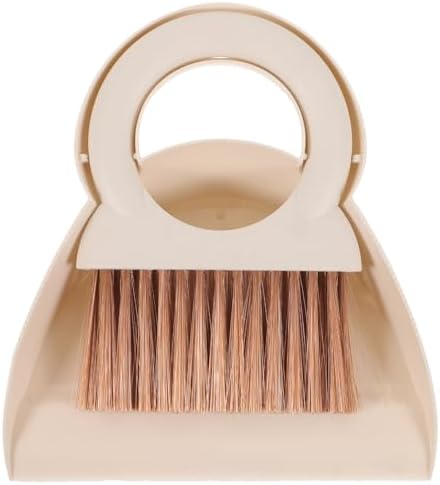 minkissy 1set Mini Broom and Dustpan Set Portable Handheld Cleaning Brush and by minkissy