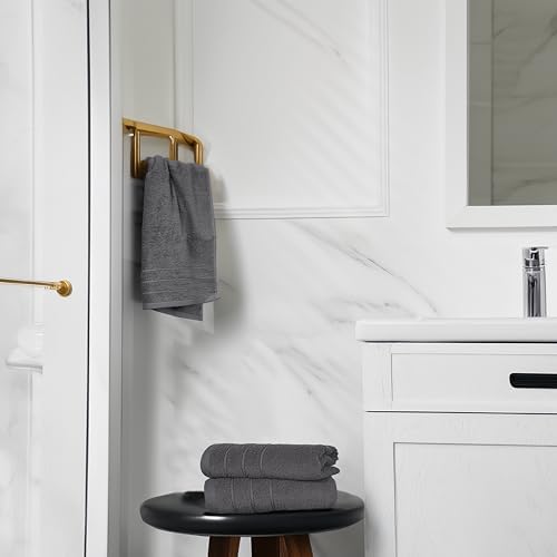 Tens Towels 6 Piece Hand Towels Set 16 x 28 Inches, Dark Grey - Image 4