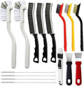 15Pcs Crevice Cleaning Brush Set, Hard Bristle Scrub Brushes Tools by Unknown
