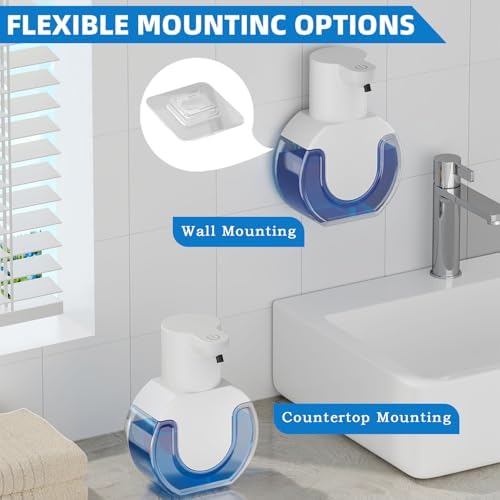 Automatic Liquid Soap Dispenser Touchless, 15oz/420ml USB Rechargeable Hand - Image 4
