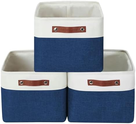 DECOMOMO Storage Bins, Extra Large Fabric Storage Baskets by DECOMOMO