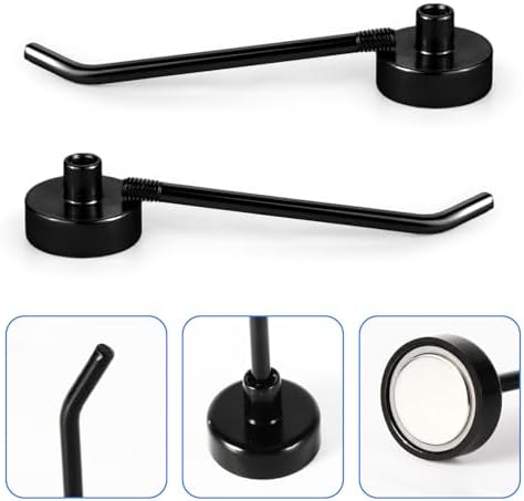 XIHIRCD 6pcs Magnetic Hooks, 1.7lb 3 Inch Long Cruise Cabins Hooks - Image 4