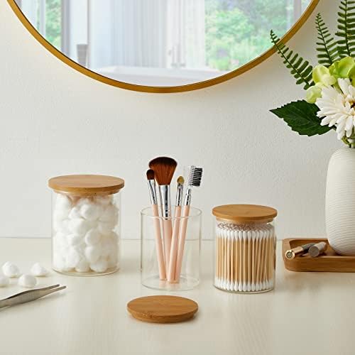 INIUNIK Glass Qtip Holder Dispenser - Image 3