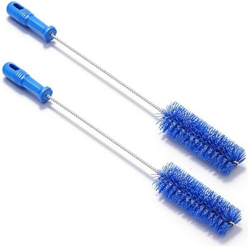 Baderke 2 Pcs Drain Brush Pipe Cleaning Tube Brush, 19.7 x 2 Inch by Baderke