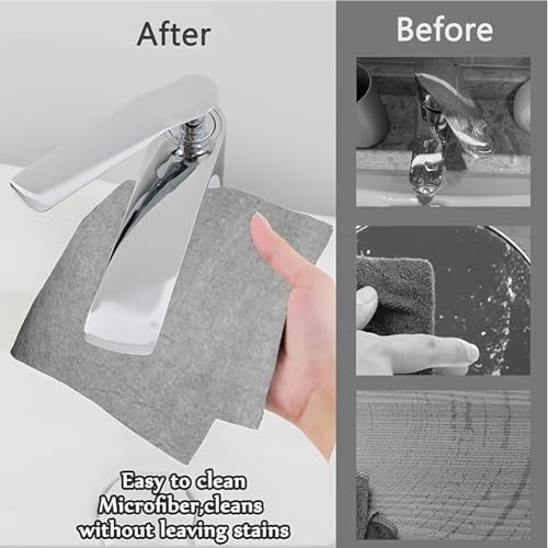 10 Pcs Thickened Magic Microfiber Cleaning Cloths, Lint Free Streak Free - Image 7