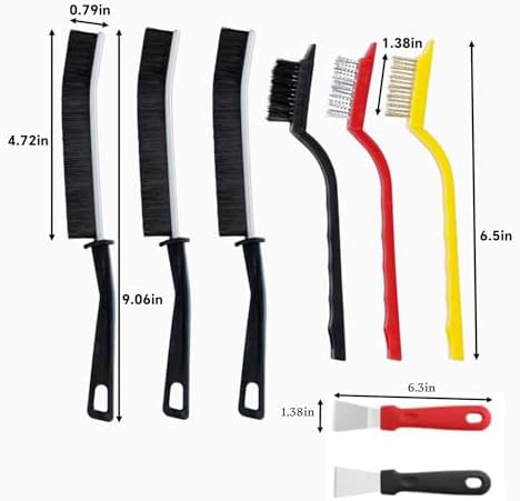 Crevice Cleaning Brush Set, Kitchen Sink Dead Corner, Window Gap, Floor Brush - Image 3