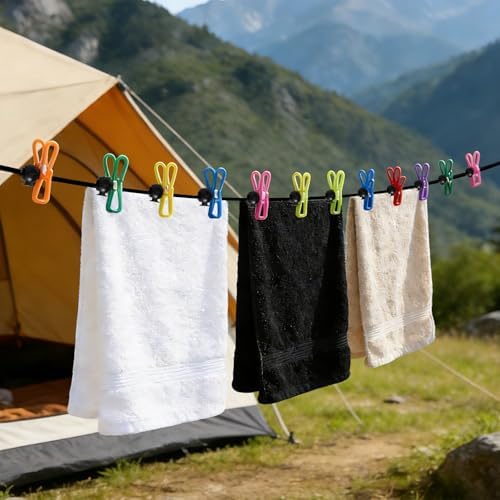 Travel Clothesline with Two Magnetic Hooks - Image 6