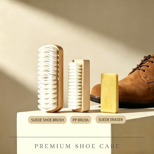 Suede Brush for Shoes, Suede Nubuck Eraser, Suede Shoe Cleaning Brush Kit - Image 2