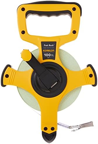 Komelon 8811 Fast Back Open Reel Long Tape Measure by KomelonTools