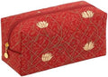 Large Pencil Case, Quilted Cotton Pencil Pouch, Cute Floral Pen Bag by OIMEIJewelry