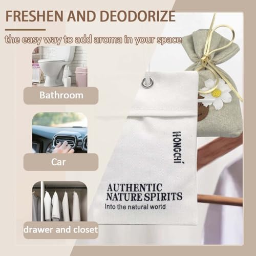 Home Refillable Fragrance Sachets 6-Pack, Lavender & Freesia Corn Cob Scent Bags - Image 6