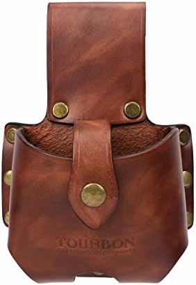 TOURBON Leather Tape Measure Pouch Belt Tool Carrier Holder Holster by TOURBON