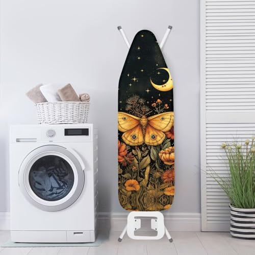 Butterfly Starry Sky Steam Ironing Board Cover, Retro Butterfly Flower Cluster - Image 4