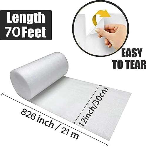 12"x 140'Foam Wrap Rolls for Moving Packing Foam Roll Packing Materials - Image 2