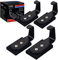 ULIBERMAGNET 4 Pack Magnetic Hooks, Strong Magnetic Coat Hooks, Heavy Duty by ULIBERMAGNET