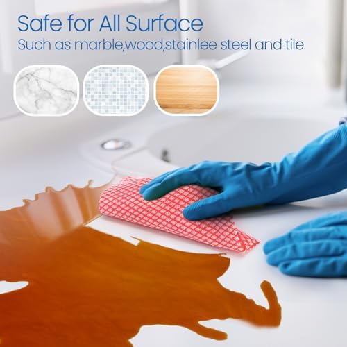 Tioncy 400 Pcs Disposable Cleaning Cloths Reusable Handy Wipes - Image 5