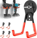 4 Pcs Large Strong Magnetic Hooks Heavy Duty Garage Big Magnet Hooks Extra by AIYOTAR