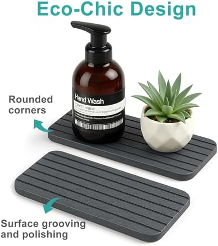 Diatomite Stone Sink Tray Drying Mat - Image 6