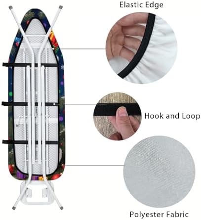 Nuxovilar Winter Stocking Ironing Board Cover 15x54 Inches Polyester - Image 5
