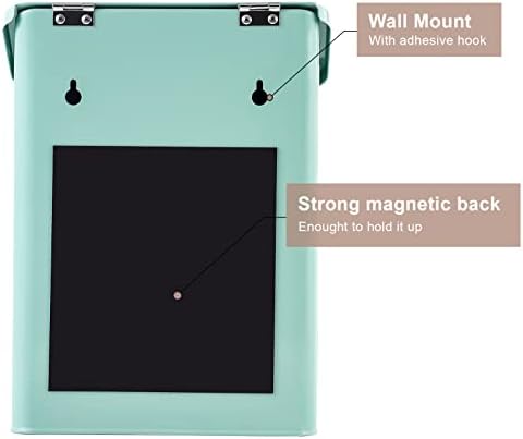 Magnetic Lint Bin for Laundry Room Organization and Storage, Light Green - Image 2