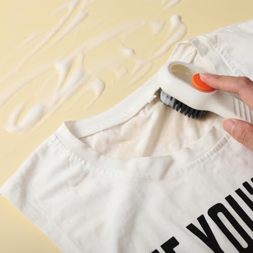2 Pcs 2 in 1 Multifunction Cleaning Brush Shoe Laundry Brush, Scrub Brushes - Image 4