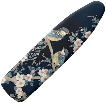 Ironing Board Cover with Plum Blossom Bird Iron Board Covers with Elastic Edge by Tomeusey