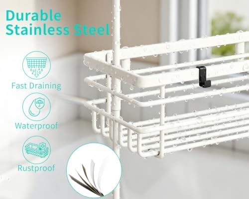HapiRm Hanging Shower Caddy Organizer - Image 3