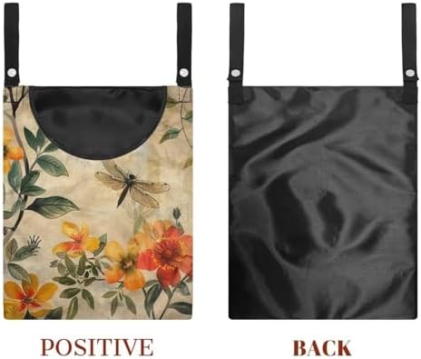 Dragonfly Clothes Pin Bags Flower Clothespin Bag Holder Clothespin Holder 14.5 - Image 7