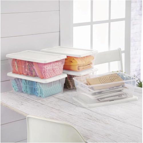 STERILITE 6-Quart Storage Bin Shoe Box - Image 3