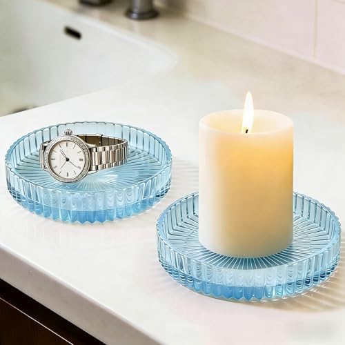 Glass Qtip Dispenser 2 Pack, Pads & Floss Picks, Vanity Makeup Essential - Image 6
