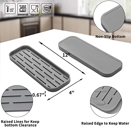 MicoYang Silicone Kitchen Sink Organizer Tray - Image 2