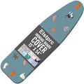 Funny Cat Ironing Board Cover and Pad 15x54 Inch, 100% Cotton Surface Durable by Unknown
