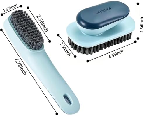 Laundry Scrub Brush 4 Pack Soft Bristle Brush Cleaning Brush - Image 2