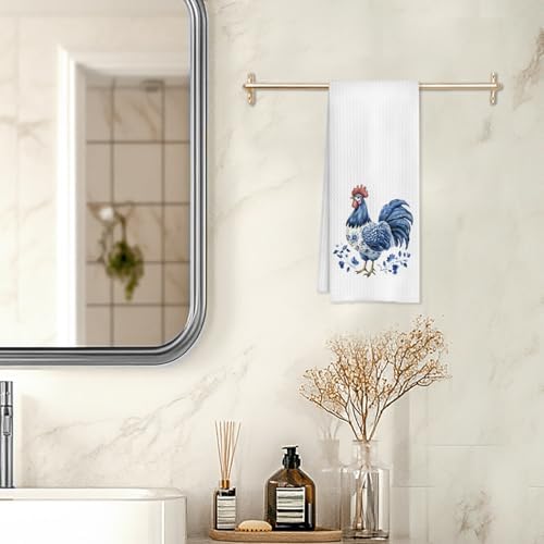 Chinoiserie Chicken Kitchen Towels, Chicken Lover Mom Lady Gifts Decorative - Image 5