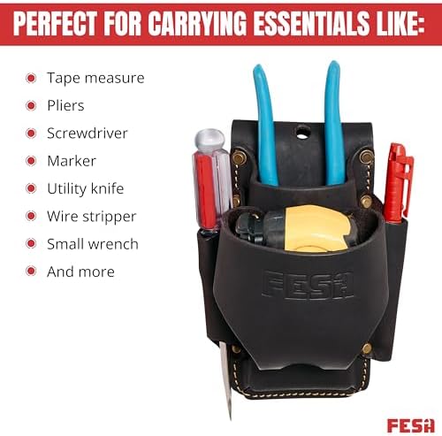 FESA Small Leather Tool Pouch - Image 5