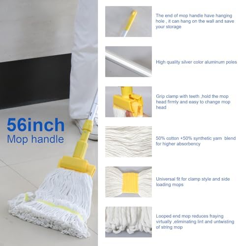 Midoneat Mop Bucket with Wringer, 22 Qt, Floor Cleaning - Image 6
