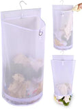 Hanging Collapsible Mesh Laundry Hamper by GUMQDD