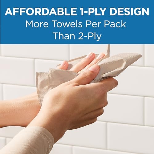 Pacific Blue Basic by Georgia-Pacific PRO Recycled Multifold 1-Ply Paper Towels - Image 3