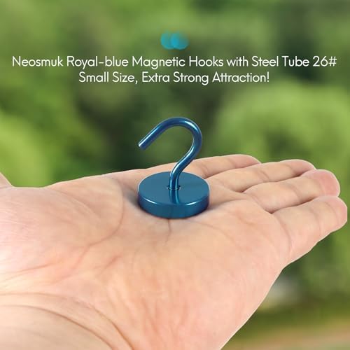 Neosmuk Magnetic Hooks Large Opening, 80lb+ Cruise Hooks, 6 Pack - Image 2