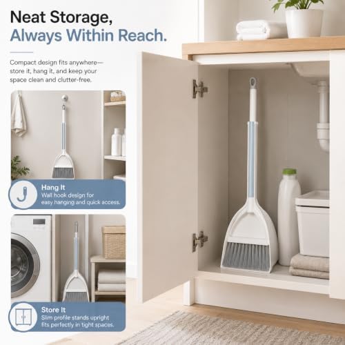 Small Broom and Dustpan Set - Image 7