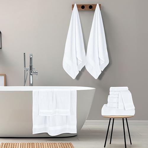 GLAMBURG Ultra Soft 24-Piece Towel Set - Image 5