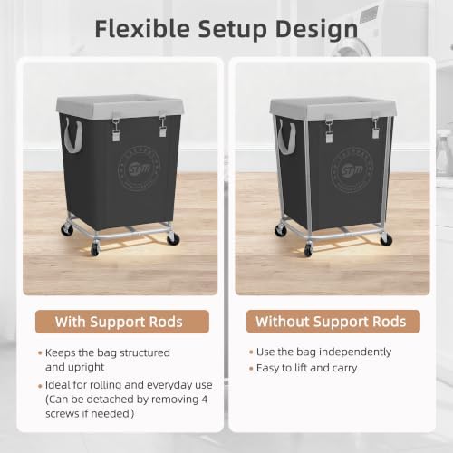 STORAGE MANIAC Commercial Laundry Hamper - Image 5