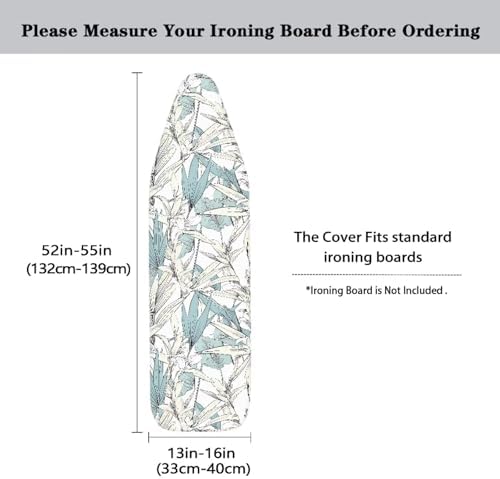 Bird of Paradise Ironing Board Cover 15 x 54 Inch, Tropical Leaf Standard - Image 5